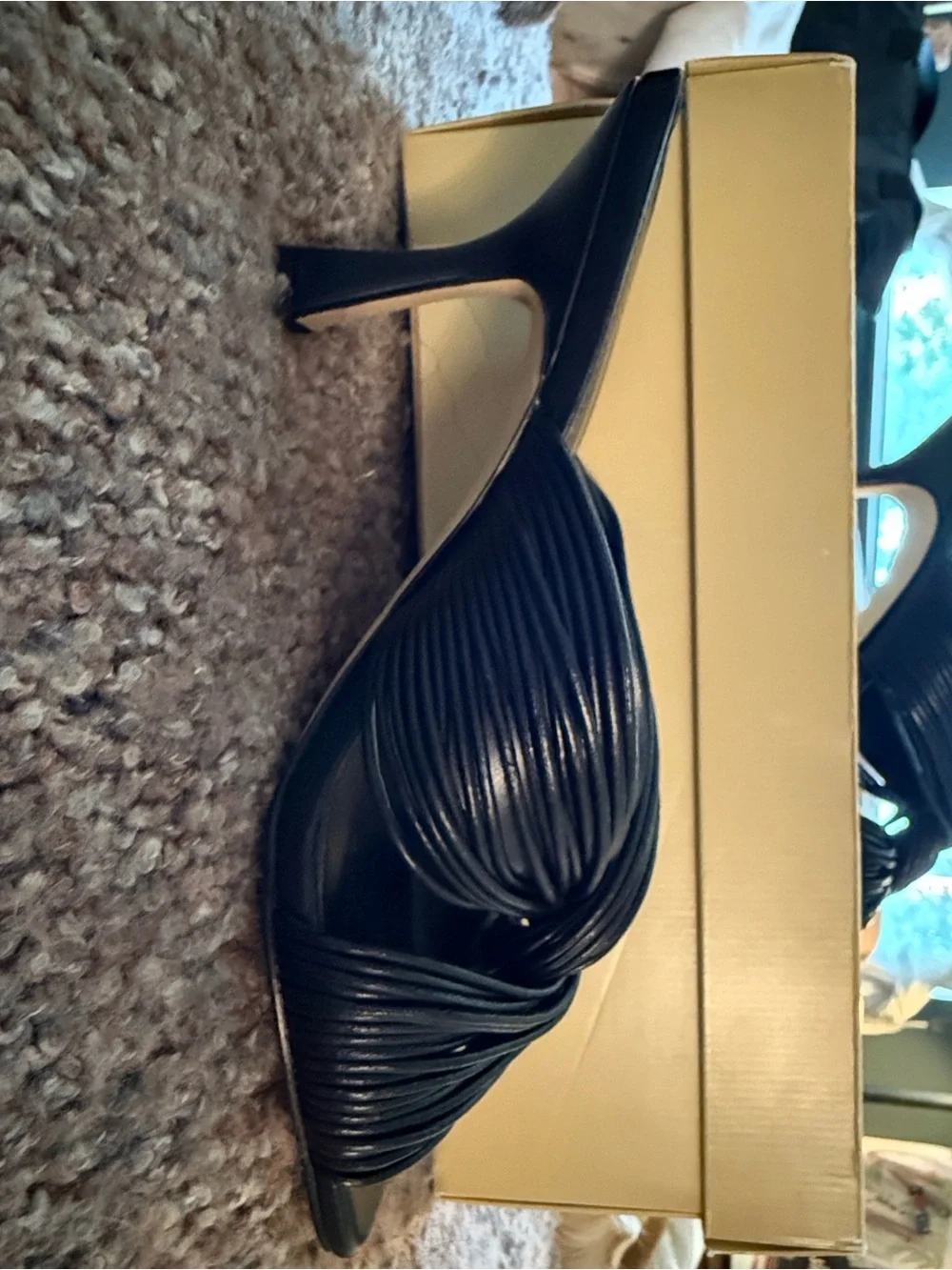 MICHAEL KORS Black Alessia mule Sandal